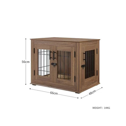 全實木室內寵物狗籠｜小型/中/大型犬通用家具型犬舍