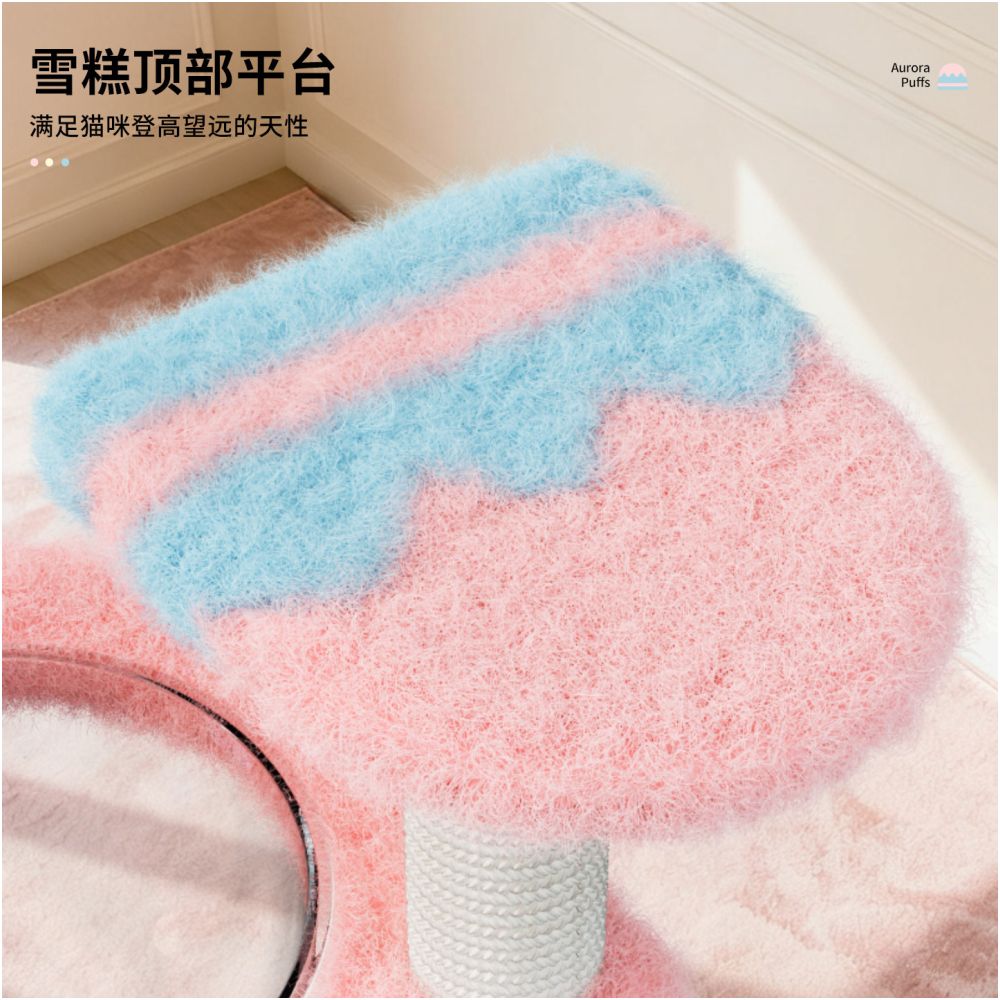 Cat climbing frame for small household units without occupying space cat nest cat frame integrated sisal cat scratch column cat climbing column cat toy image 4