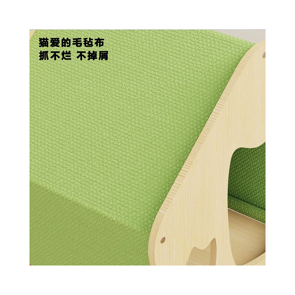 Solid wood treehouse cat climbing frame luxury household cat nest integrated large cat dedicated small apartment cat scratching column cat tree cat frame image 4