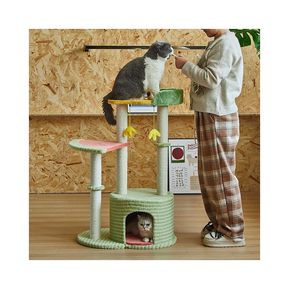 Cat climbing frame for big cats specialized cat bed all season climbing large cats Maine plush toys household cat climbing frame image 2