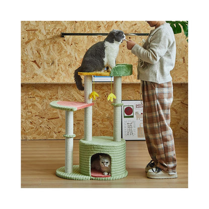 Cat climbing frame for big cats specialized cat bed all season climbing large cats Maine plush toys household cat climbing frame image 2