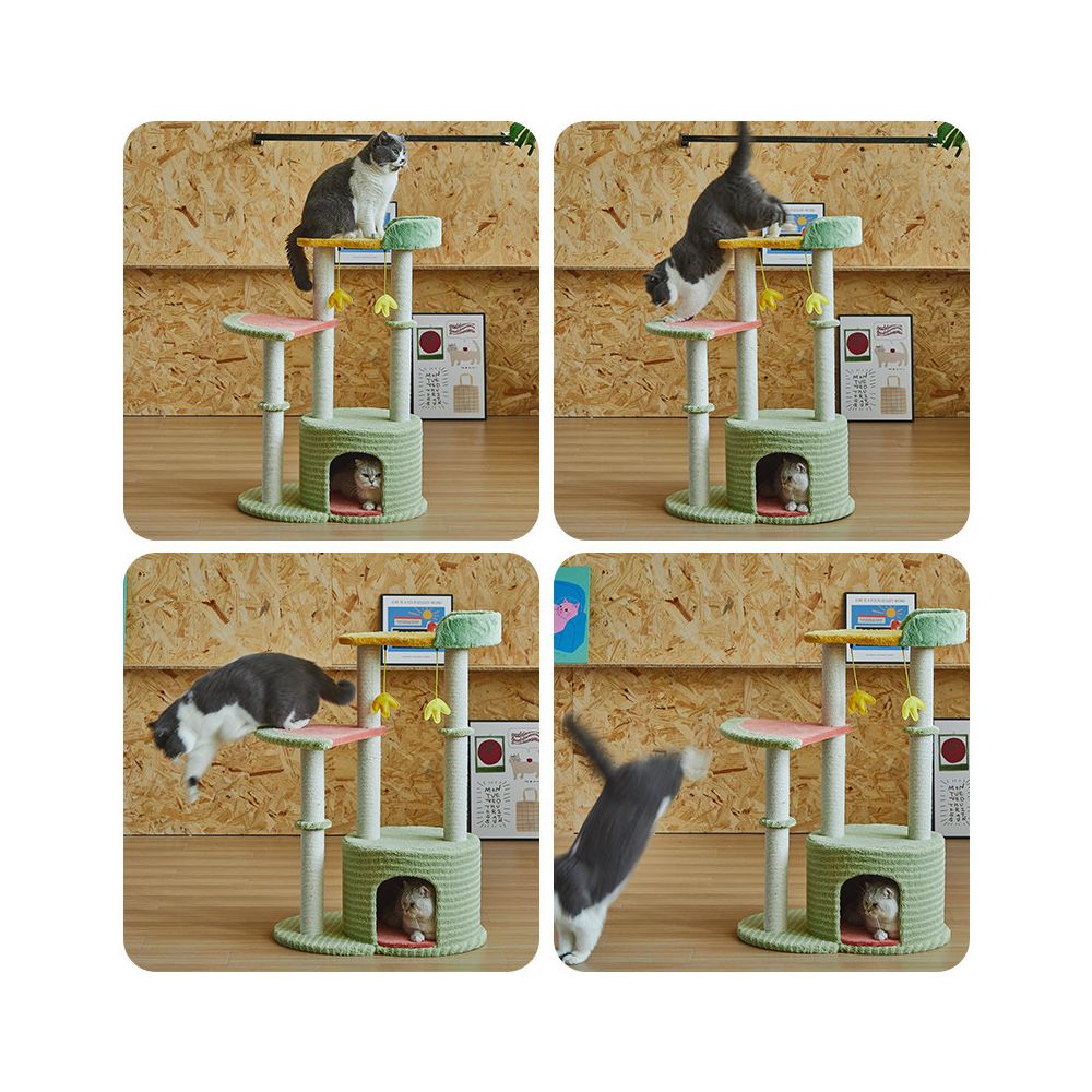 Cat climbing frame for big cats specialized cat bed all season climbing large cats Maine plush toys household cat climbing frame image 5