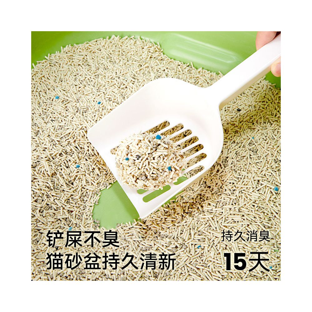 Fukumaru Yunding Tea Fragrance Bentonite Tofu Mixed Cat litter 2 5kg x 4 bags Deodorizing Sand Low dust and not easy to stick to the bottom image 3