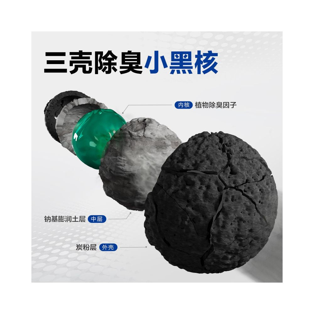 LORDE Lidou Cat Litter Small Black Core Mixed Sand Tofu Cat Litter Strong Deodorization 2 5kg 8 Tofu Mineral Sand image 3