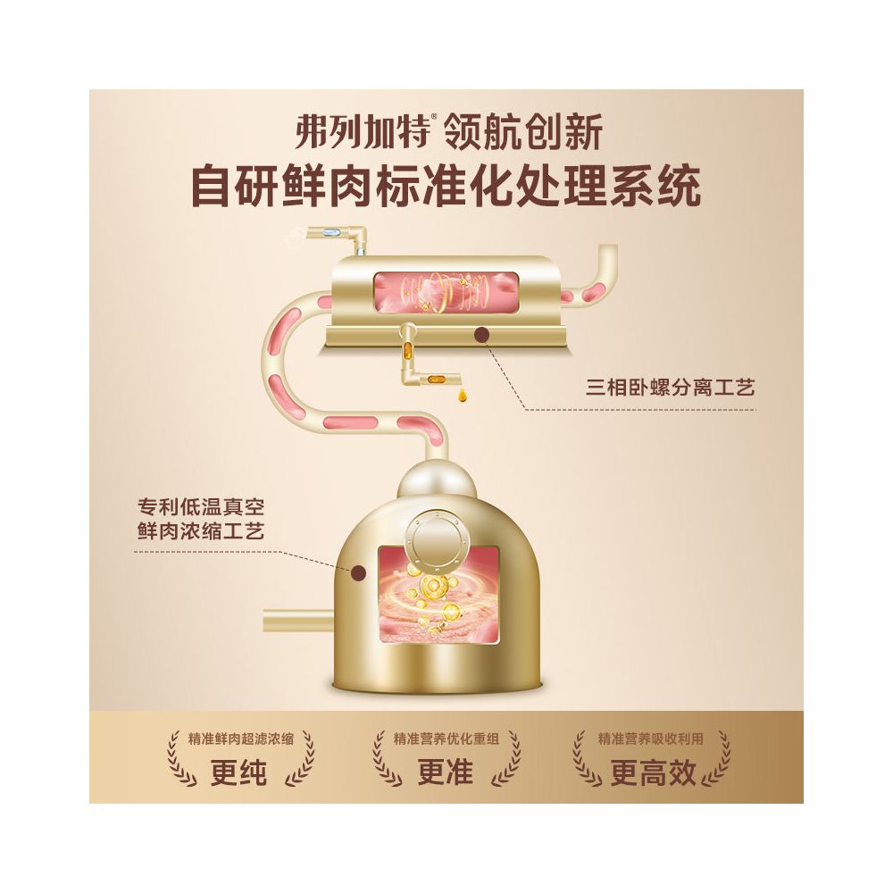 Fregat low temperature baked fresh meat cat food phosphorus shrimp oil Roast squab formula probiotics enhanced gastrointestinal health image 4