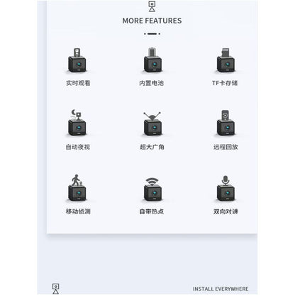 Climbing pet camera high definition night vision incubation observation camera mobile phone remote control monitoring camera image 4