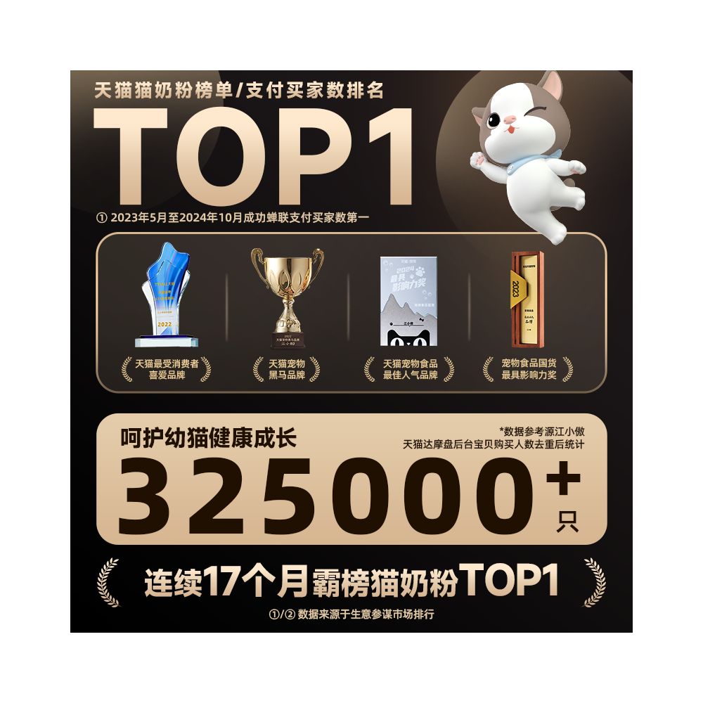 Jiang Xiaoao Sheep Milk Powder for Kittens Cat Food Adult Cats Postpartum Milk Powder Pet Cat Milk image 1