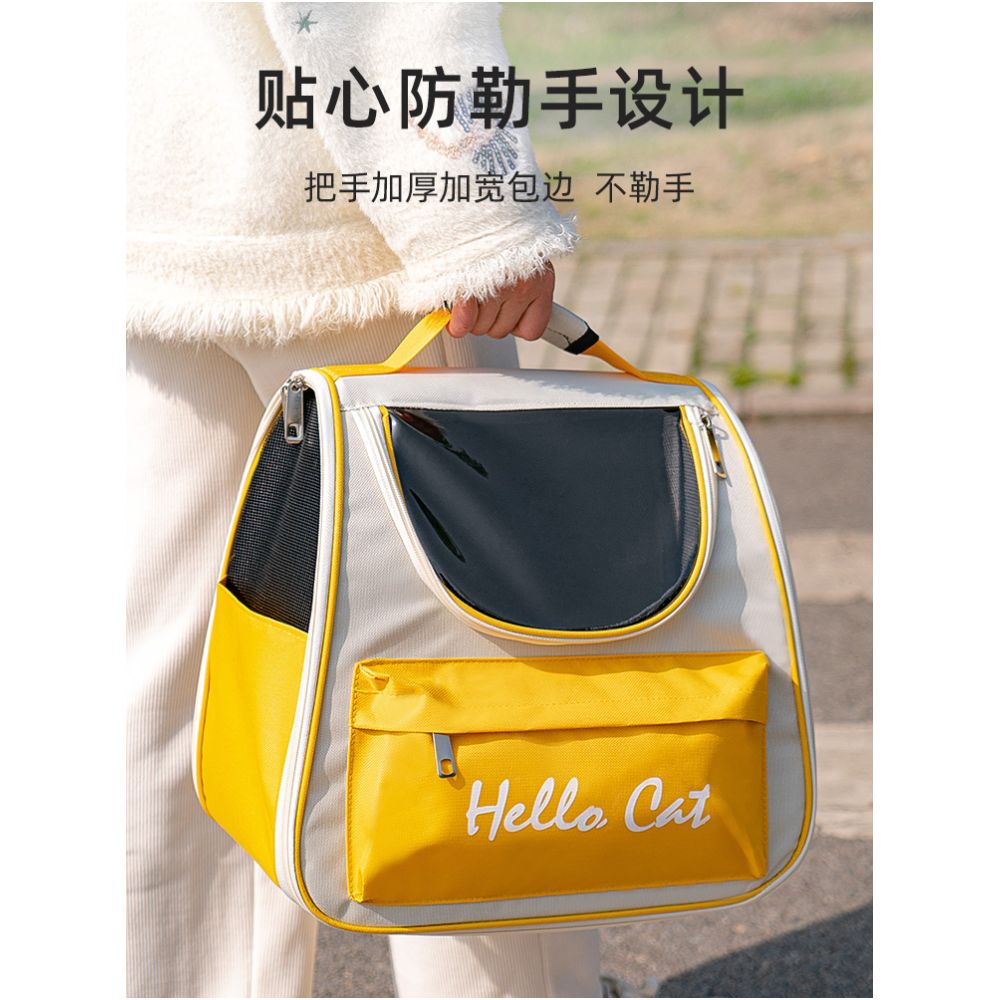Cat bag large capacity portable backpack for outdoor use cat backpack pet backpack cat cage for carrying cats dog space capsule supplies image 4