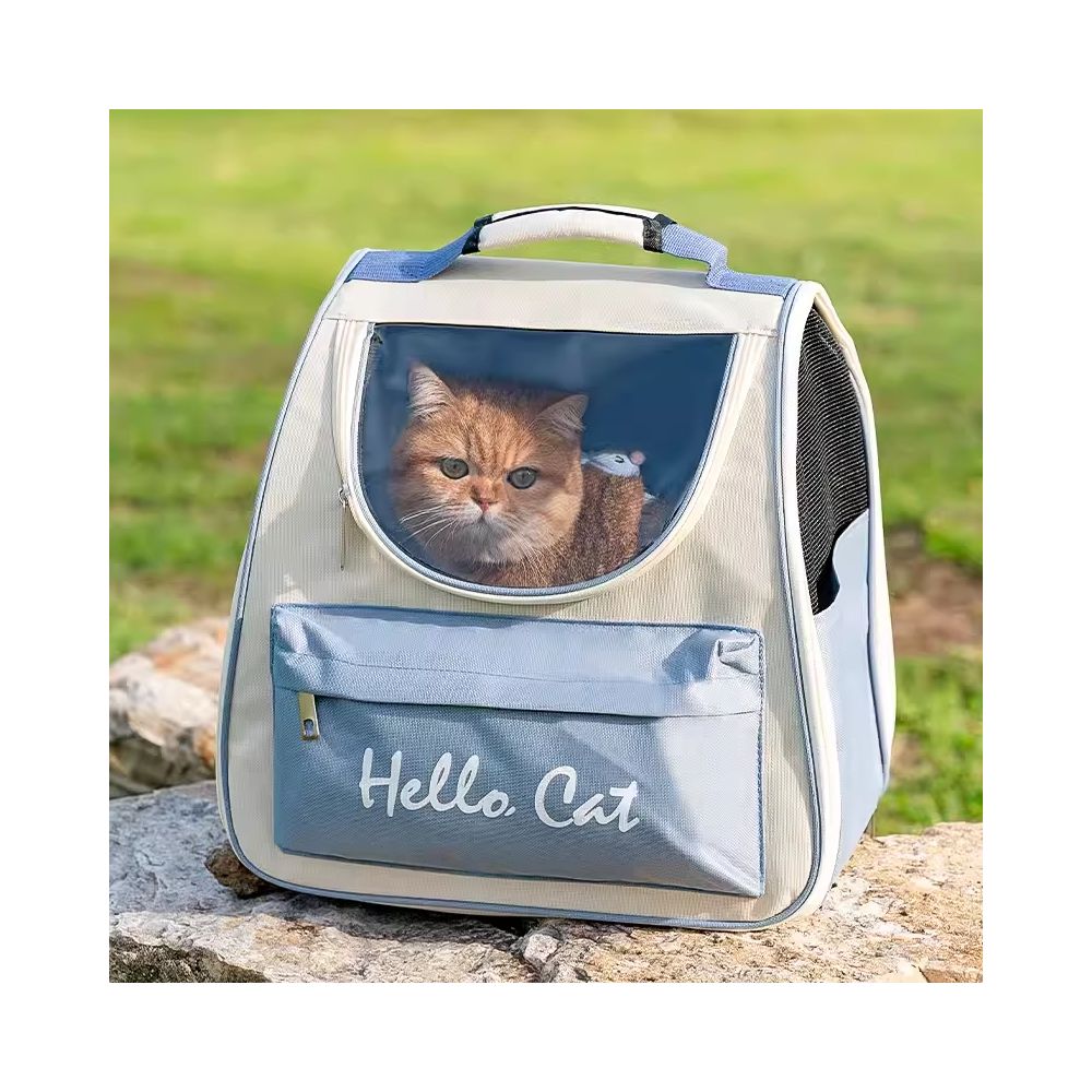 且丝喵想貓狗太空艙寵物背包 戶外便攜大容量貓狗攜帶籠
