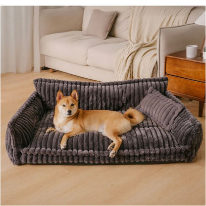 Pet Dog Nest Winter Warm Dog Bed Dog Sofa Pet Nest Four Seasons Universal Dog Mat Dog Bed Dog Nest Dog Bed image 1