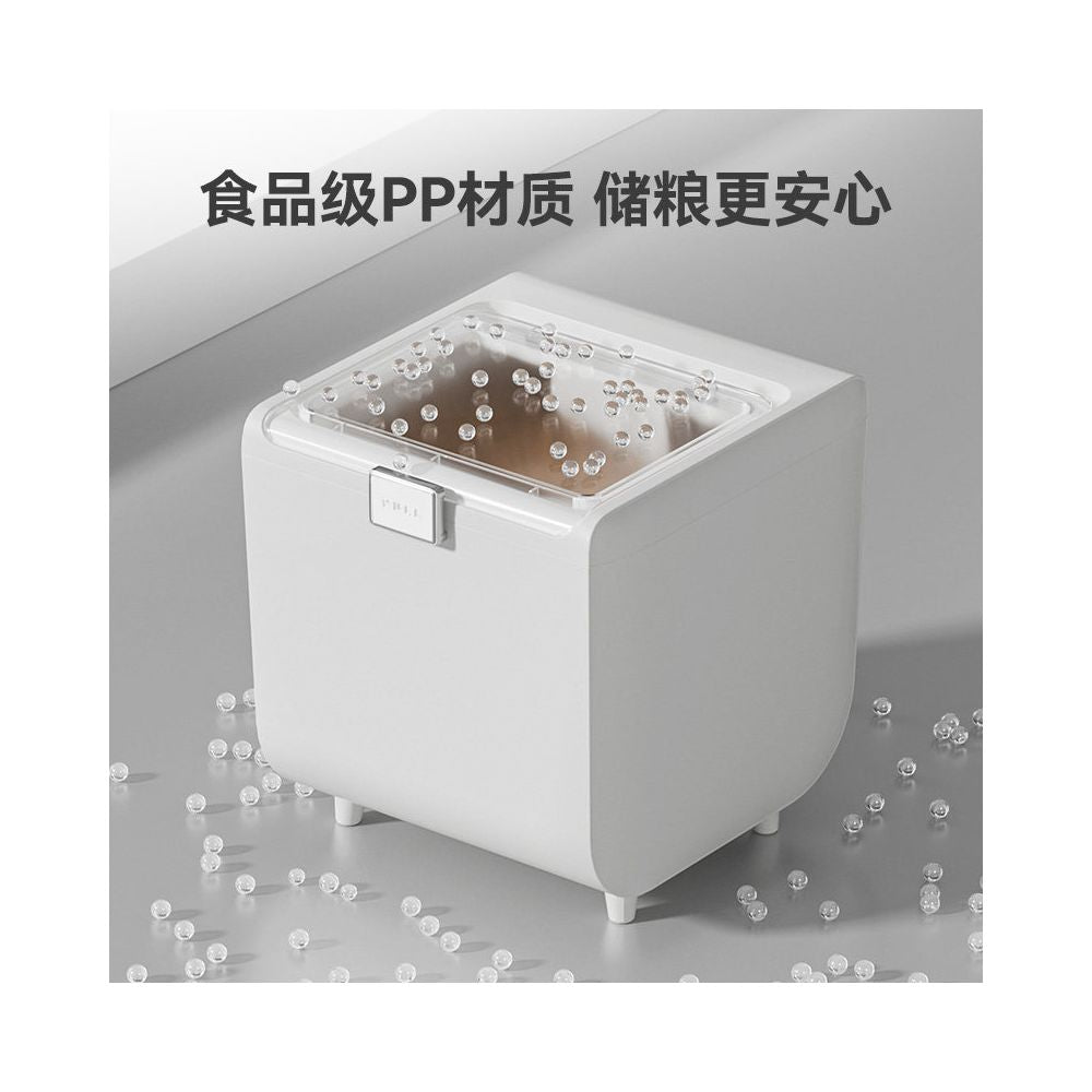 Cat food storage bucket dog food sealed bucket moisture proof and fresh keeping large capacity pet storage bucket sealed can vacuum storage box image 3