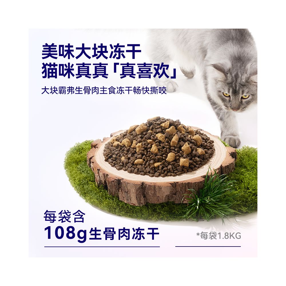 Newly upgraded Maifudi Barf BaFu cat food with added staple food freeze dried nutrition fully priced natural cat food image 4