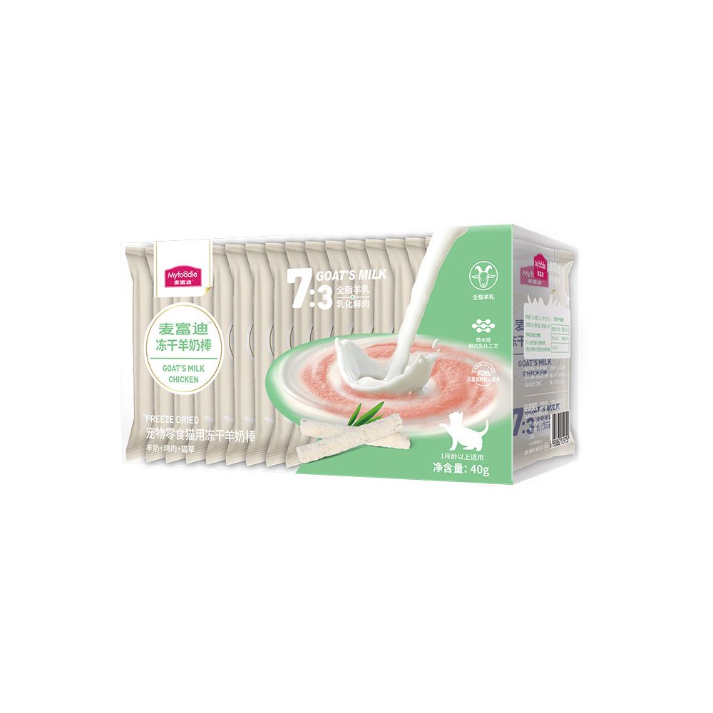 【麥富迪 Maifudi】貓零食凍乾羊奶起司棒｜營養貓草餅乾 幼貓磨牙潔牙棒（多口味可選）