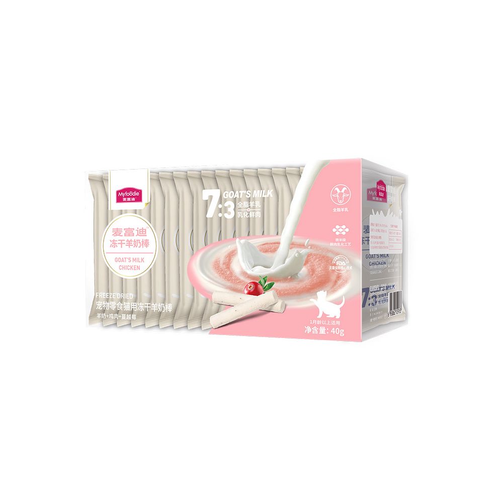 【麥富迪 Maifudi】貓零食凍乾羊奶起司棒｜營養貓草餅乾 幼貓磨牙潔牙棒（多口味可選）