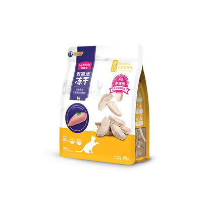 【麥富迪 Maifudi】寵物凍乾大桶裝｜雞肉＋小魚乾 營養貓零食，幼貓成貓必備高蛋白凍乾桶