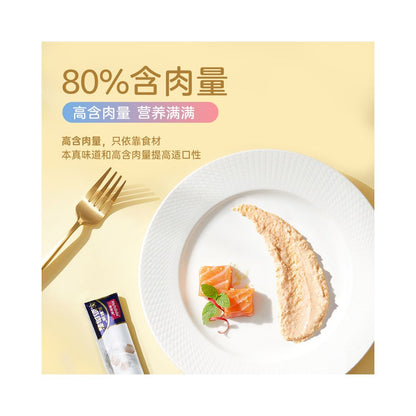 Maifudi cat strips cat snacks goat milk fresh meat sauce cat strips without attractants canned nutrition wet food package for kittens image 3