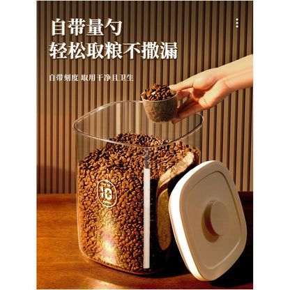 Cat food storage bucket dog food sealed bucket cat pet food storage bucket sealed storage container household food box image 4
