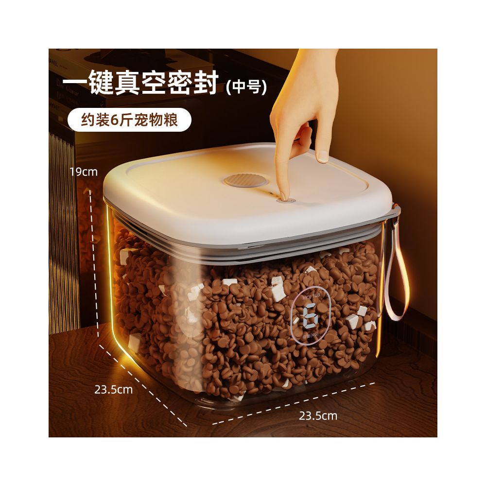 【全方位防潮】寵物飼料密封桶｜貓糧狗糧儲糧收納箱，大容量密封儲存容器，居家寵物食品收納盒