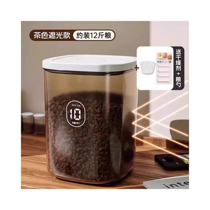 【全方位防潮】寵物飼料密封桶｜貓糧狗糧儲糧收納箱，大容量密封儲存容器，居家寵物食品收納盒