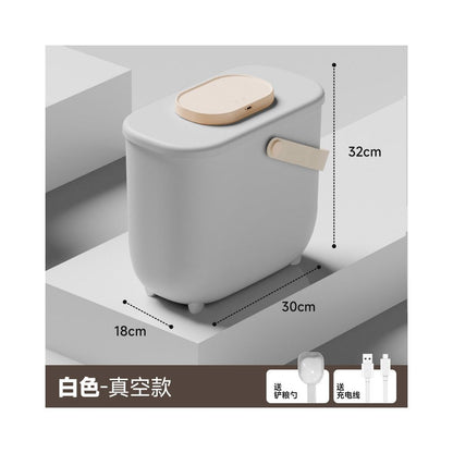 【PEISIMA 派斯瑪】真空寵物儲糧桶｜防潮防蟲密封桶，大容量貓糧狗糧收納桶，長效保鮮智能儲豆桶