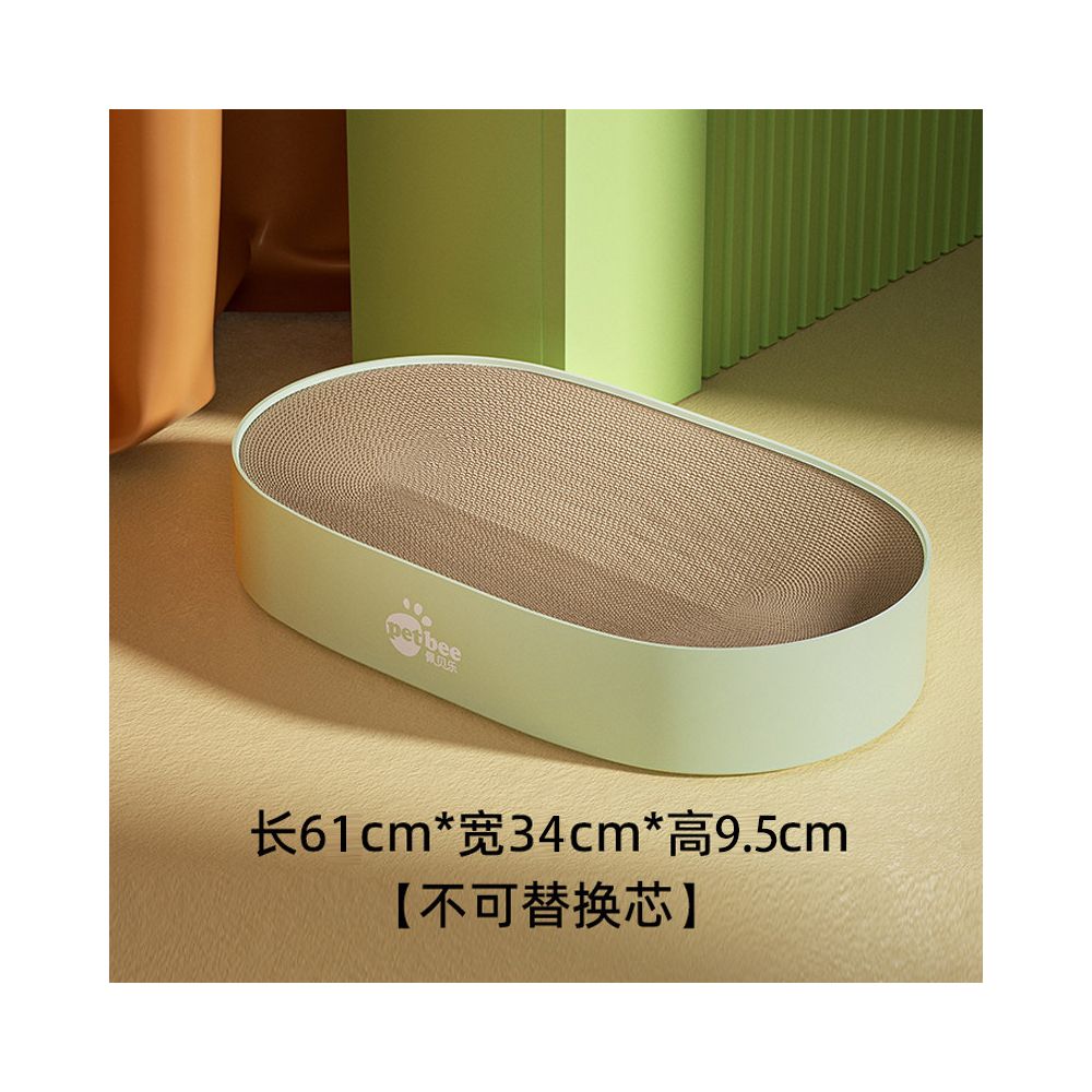 【Peibeile 佩貝樂】足球場貓抓板貓窩｜大尺寸窩爪一體，加厚耐磨不掉屑瓦楞紙，多功能貓咪磨爪玩具