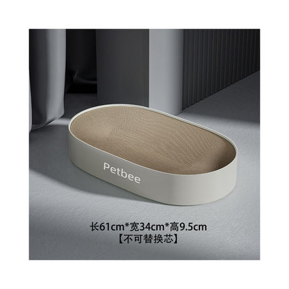 【Peibeile 佩貝樂】足球場貓抓板貓窩｜大尺寸窩爪一體，加厚耐磨不掉屑瓦楞紙，多功能貓咪磨爪玩具