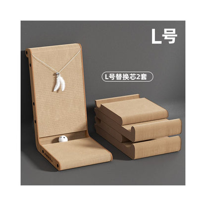 【POPO】L型立式貓抓板｜牆邊護牆磨爪器，加厚耐磨不掉屑，三維空間立體貓抓板，保護家具貓咪玩具