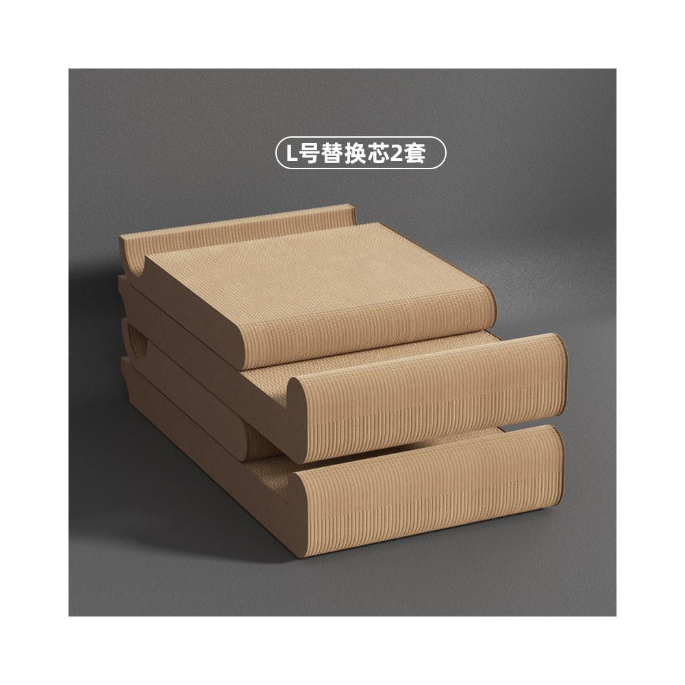 【POPO】L型立式貓抓板｜牆邊護牆磨爪器，加厚耐磨不掉屑，三維空間立體貓抓板，保護家具貓咪玩具