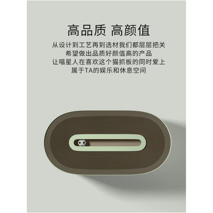 Peibeile double layer cat scratching board cat bed integrated large wear resistant and non shedding multi functional corrugated paper cat claw grinder image 3