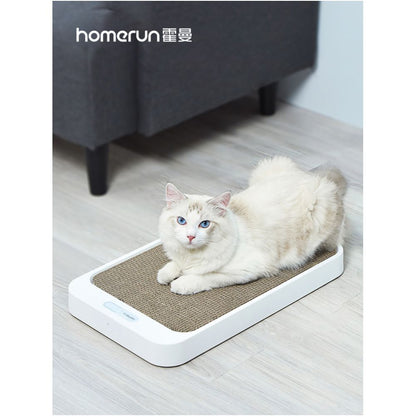 Homan Homerun Cat Scratch Board Pet Weight Scale Claw Pad with Weighing Function Cat Grinding Claw Weighing Small image 0