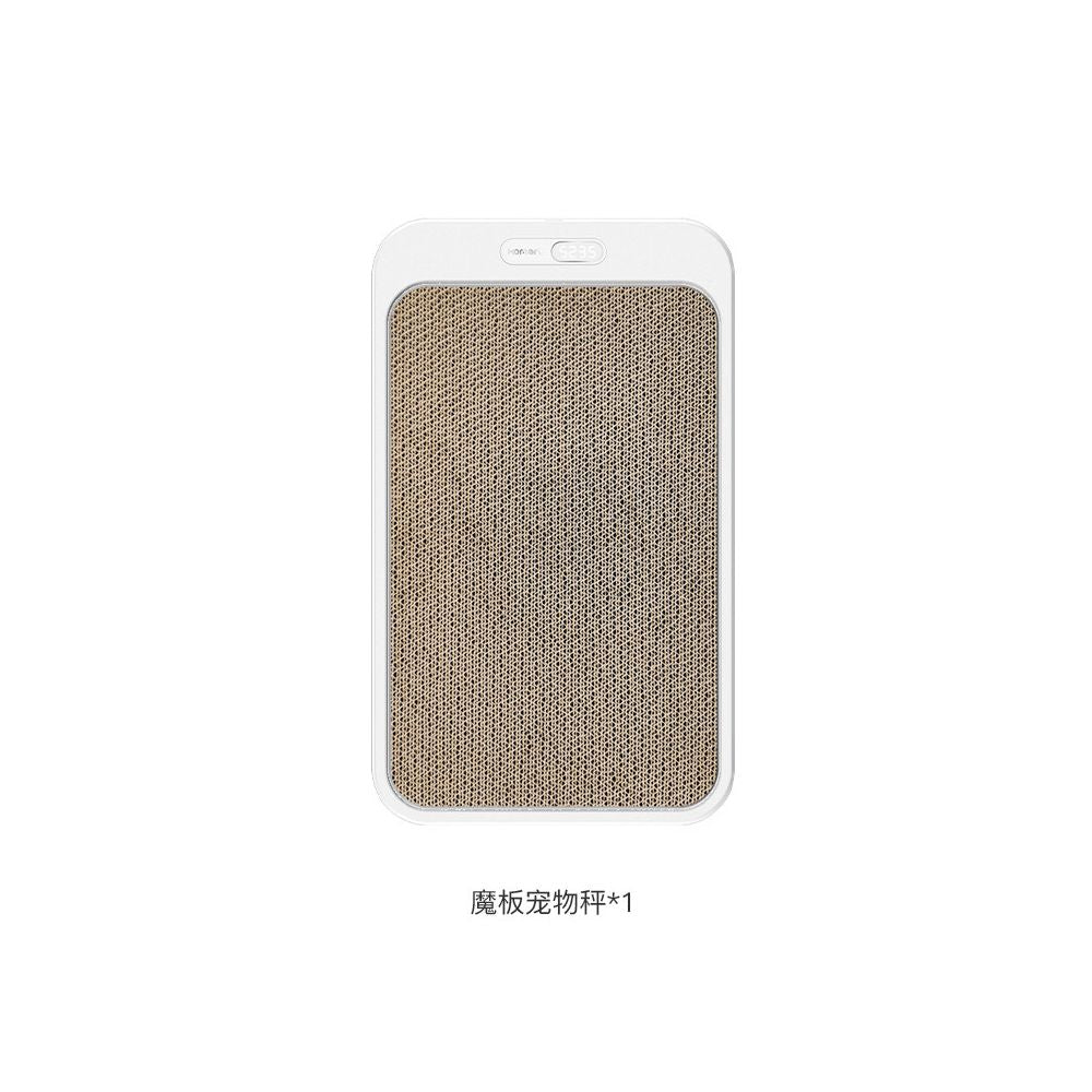 【Homan 霍曼】智能稱重貓抓板｜精準體重監測、窩爪一體磨爪墊，耐磨不掉屑瓦楞紙，貓咪健康管理必備工具