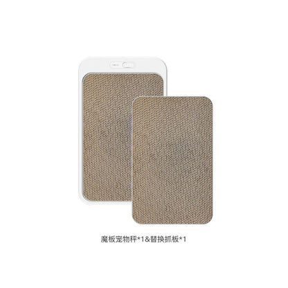 【Homan 霍曼】智能稱重貓抓板｜精準體重監測、窩爪一體磨爪墊，耐磨不掉屑瓦楞紙，貓咪健康管理必備工具