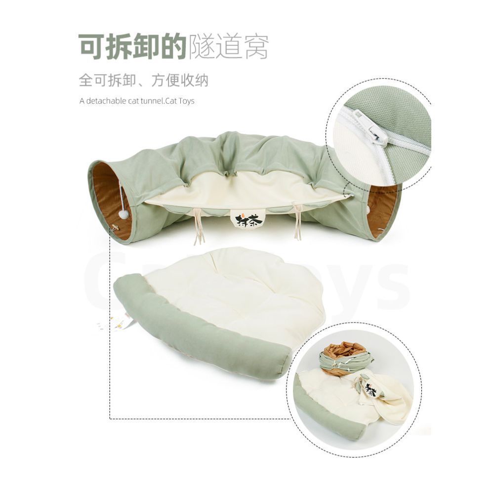 Jizaizai Cat Tunnel Four Seasons Tent Cat Nest Cat Bed Cat Channel Drilling Toy Winter Warmth Pet Supplies image 3
