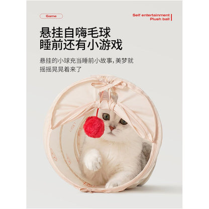 Petstar Shadow Puppetry Cat Tunnel Cat Channel Drill Hole Self Hi Tumbler Glowing Toy Play Sleep Integrated image 2