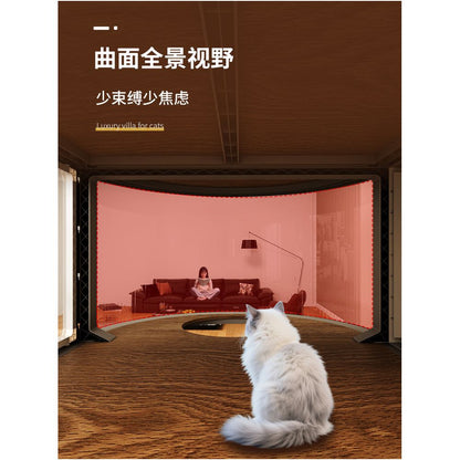 Cat Villa Home Indoor Cat Cabinet Cat House New Cat Cage Cat Nest Four Seasons Universal One Room One Living Room One Bathroom image 3