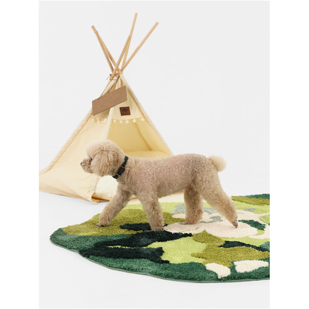 REBACCO tufted rug for pets living room bedroom dog bed cat bed non slip rug suitable for all seasons image 3