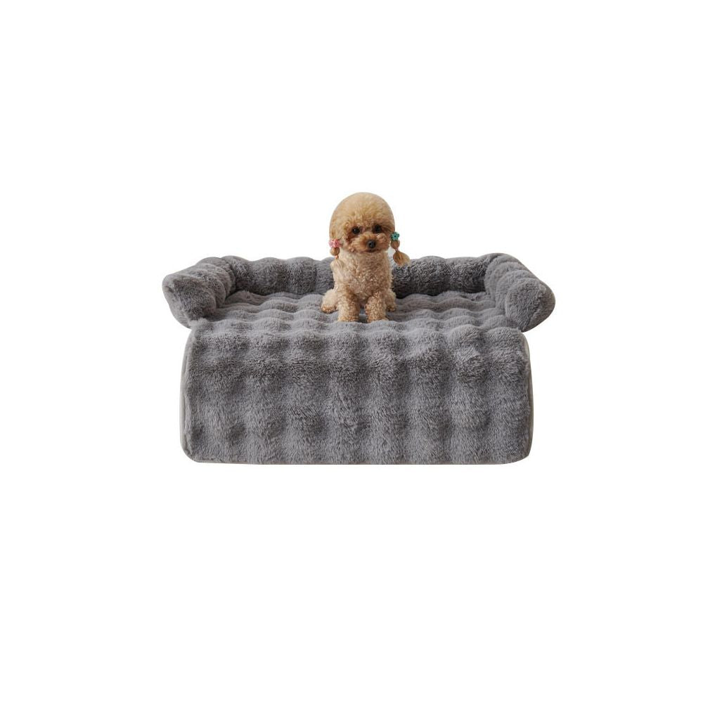 Cat and dog mats winter warm sofa cushions sleeping mats dog beds blankets cat beds kneading rabbit fur pet mats image 5