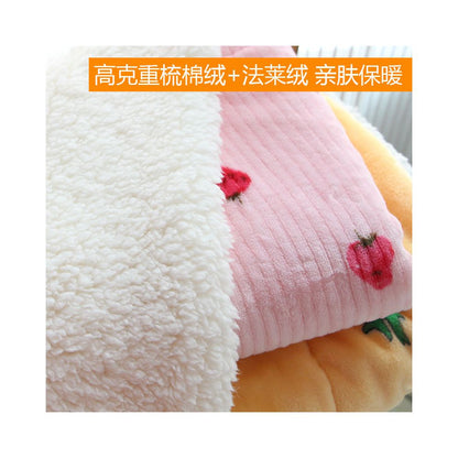 Thick pet blanket special blanket for cats cat mat dog quilt puppy sleeping mat winter coral fleece image 4