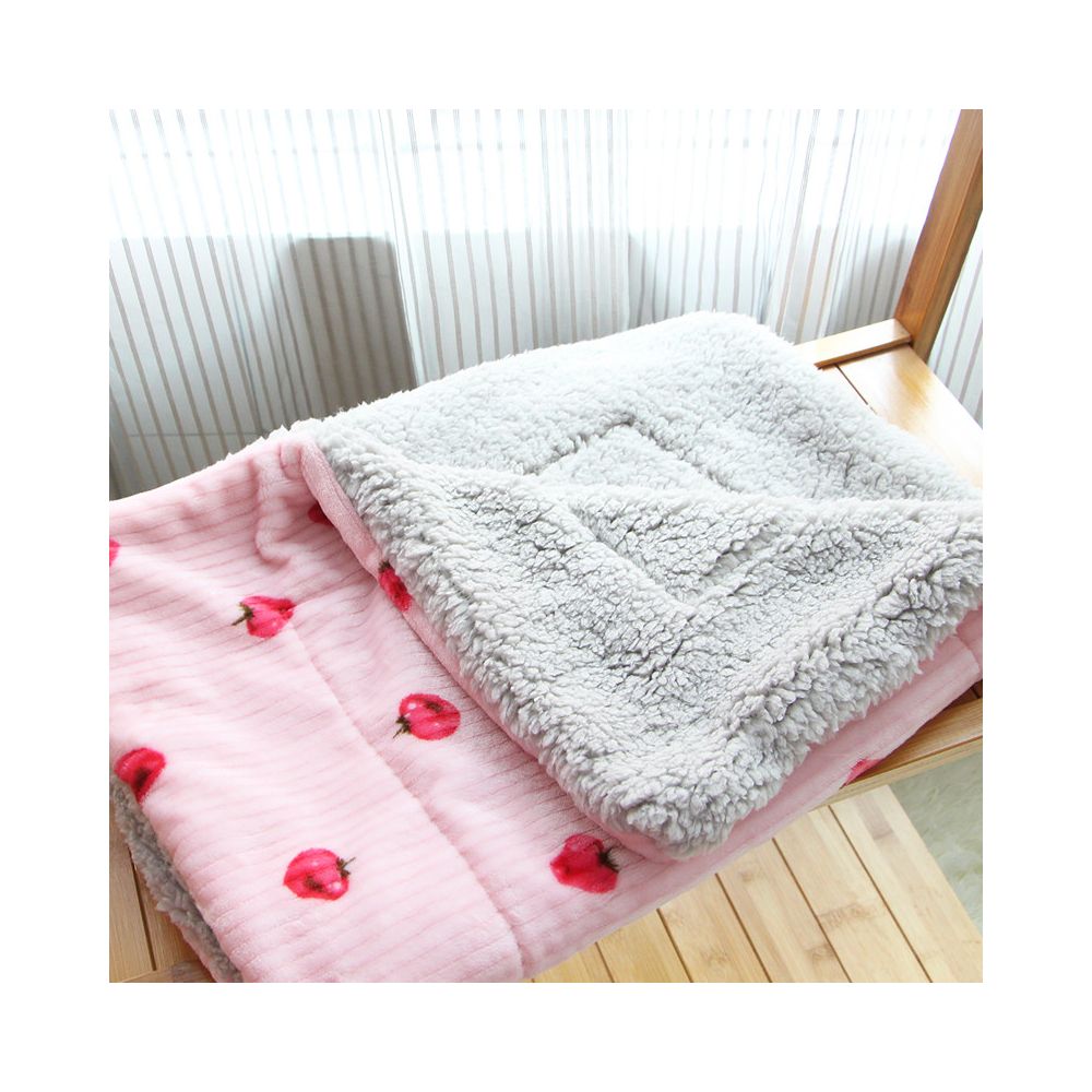 【冬日加厚】寵物珊瑚絨小被子｜貓咪保暖毛毯，柔軟親膚幼犬睡墊，冬日防寒貓墊隨身毯，耐洗不掉毛寵物保暖墊