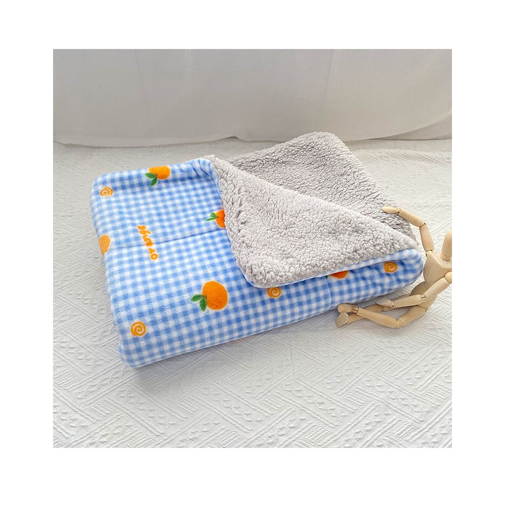 【冬日加厚】寵物珊瑚絨小被子｜貓咪保暖毛毯，柔軟親膚幼犬睡墊，冬日防寒貓墊隨身毯，耐洗不掉毛寵物保暖墊