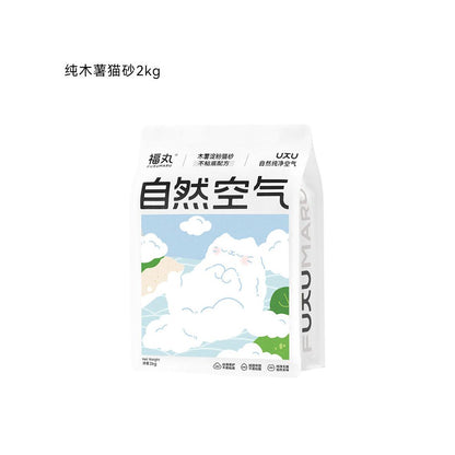 【福丸 Fukumaru】白茶香混合貓砂 20kg (大容量箱購)｜強效除臭低粉塵，豆腐砂加膨潤土二合一，秒速結團不黏底，全台免運多貓家庭首選