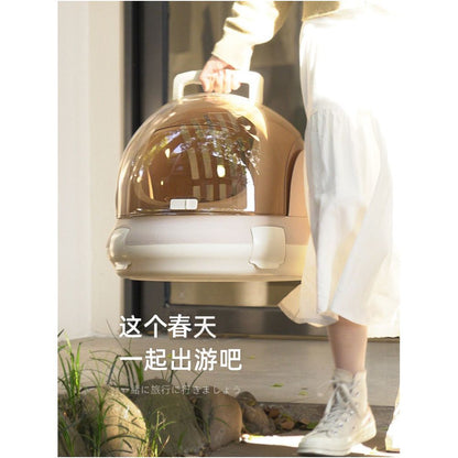 Cat bag portable space capsule dog cat cage aviation box cat nest cat pet large capacity dog bag backpack image 0