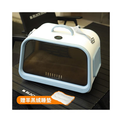 Cat bag portable pet aviation box cat backpack dog car cage space cabin large capacity cat box image 0