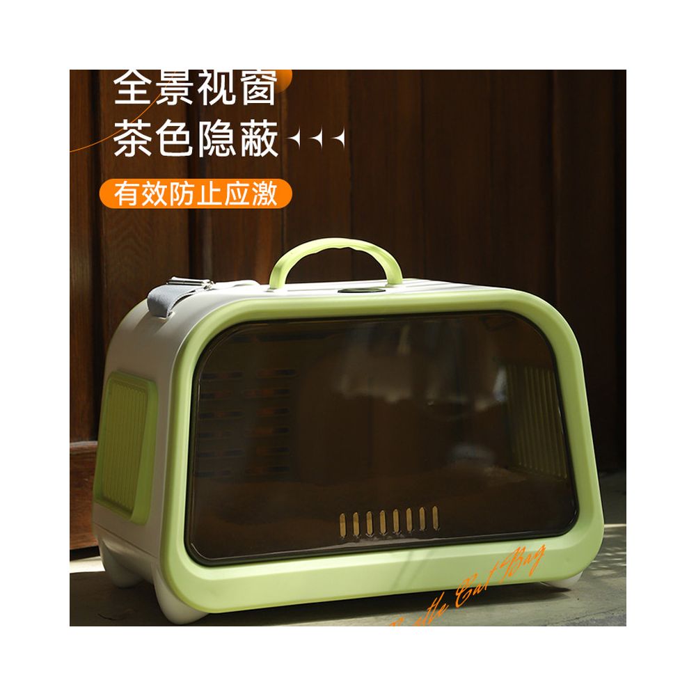 Cat bag portable pet aviation box cat backpack dog car cage space cabin large capacity cat box image 4