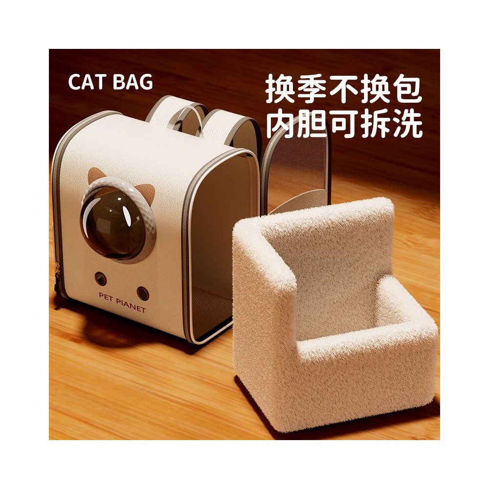 Japanese imported cat bag portable space capsule for outdoor use cat and dog backpack winter pet aviation case with large capacity image 4