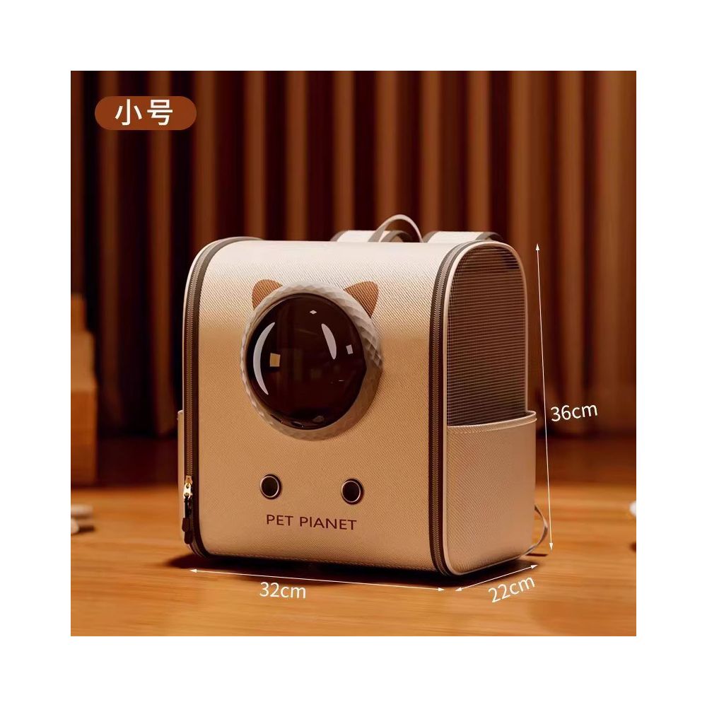 【日系工藝】進口寵物全景太空艙背包｜冬季加厚保暖大容量貓包，超透氣大空間犬貓外出籠，專業級手提/後背兩用航空箱，日系美學外出防護包