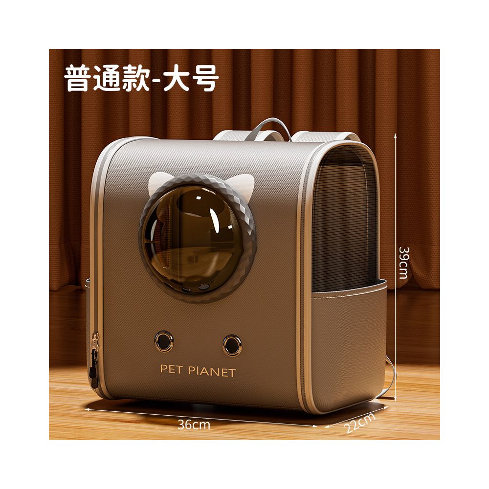【日系工藝】進口寵物全景太空艙背包｜冬季加厚保暖大容量貓包，超透氣大空間犬貓外出籠，專業級手提/後背兩用航空箱，日系美學外出防護包