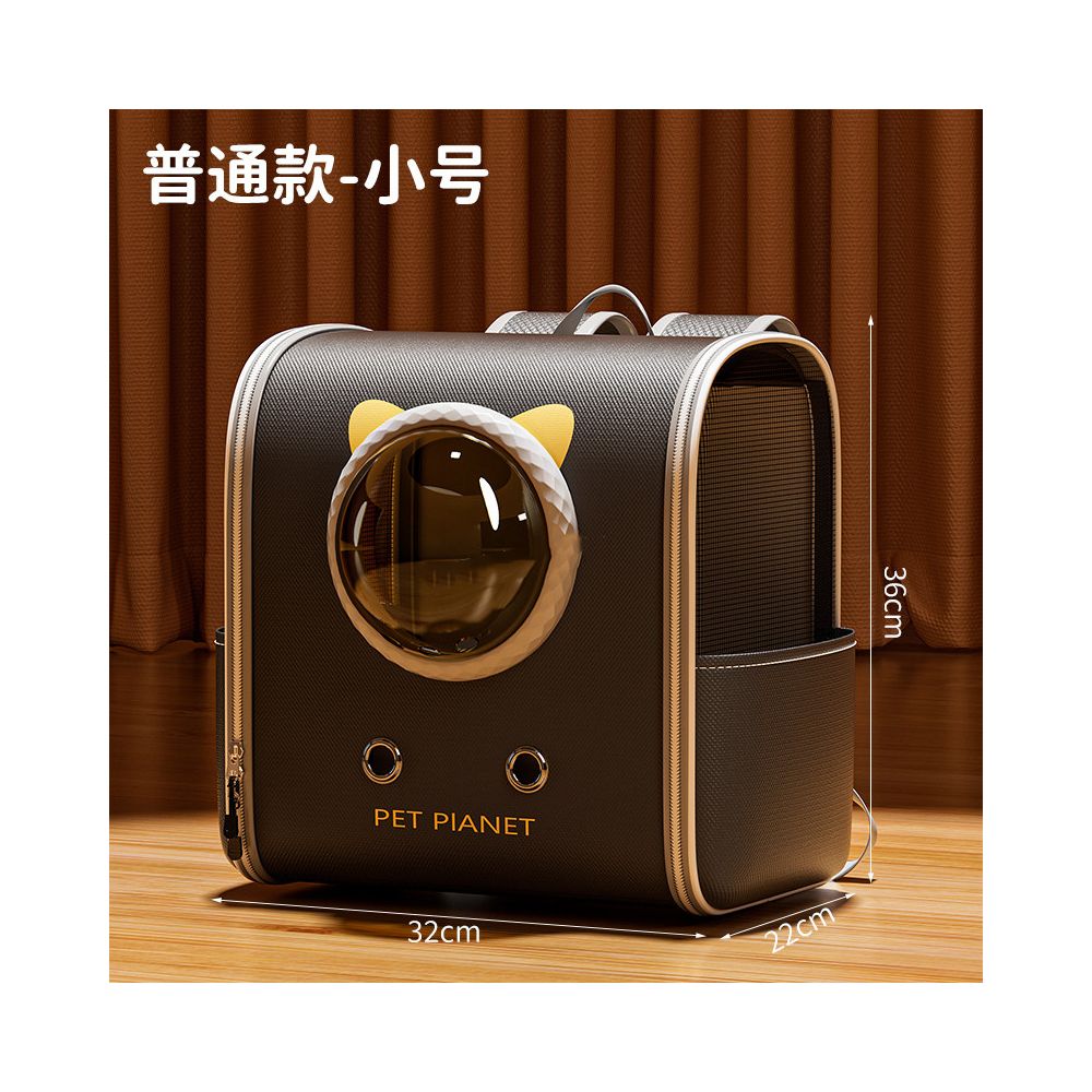【日系工藝】進口寵物全景太空艙背包｜冬季加厚保暖大容量貓包，超透氣大空間犬貓外出籠，專業級手提/後背兩用航空箱，日系美學外出防護包