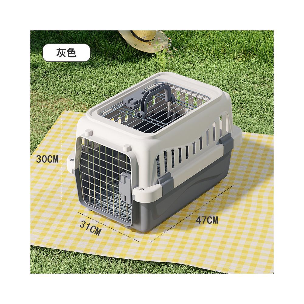 【2026 全新升級】寵物摺疊航空箱｜10秒收納不佔空間，犬貓通用外出提籠，專業車載寵物包/運輸籠，居家變身舒適寵物窩，輕量化防壓貓狗籠