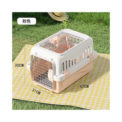 【2026 全新升級】寵物摺疊航空箱｜10秒收納不佔空間，犬貓通用外出提籠，專業車載寵物包/運輸籠，居家變身舒適寵物窩，輕量化防壓貓狗籠